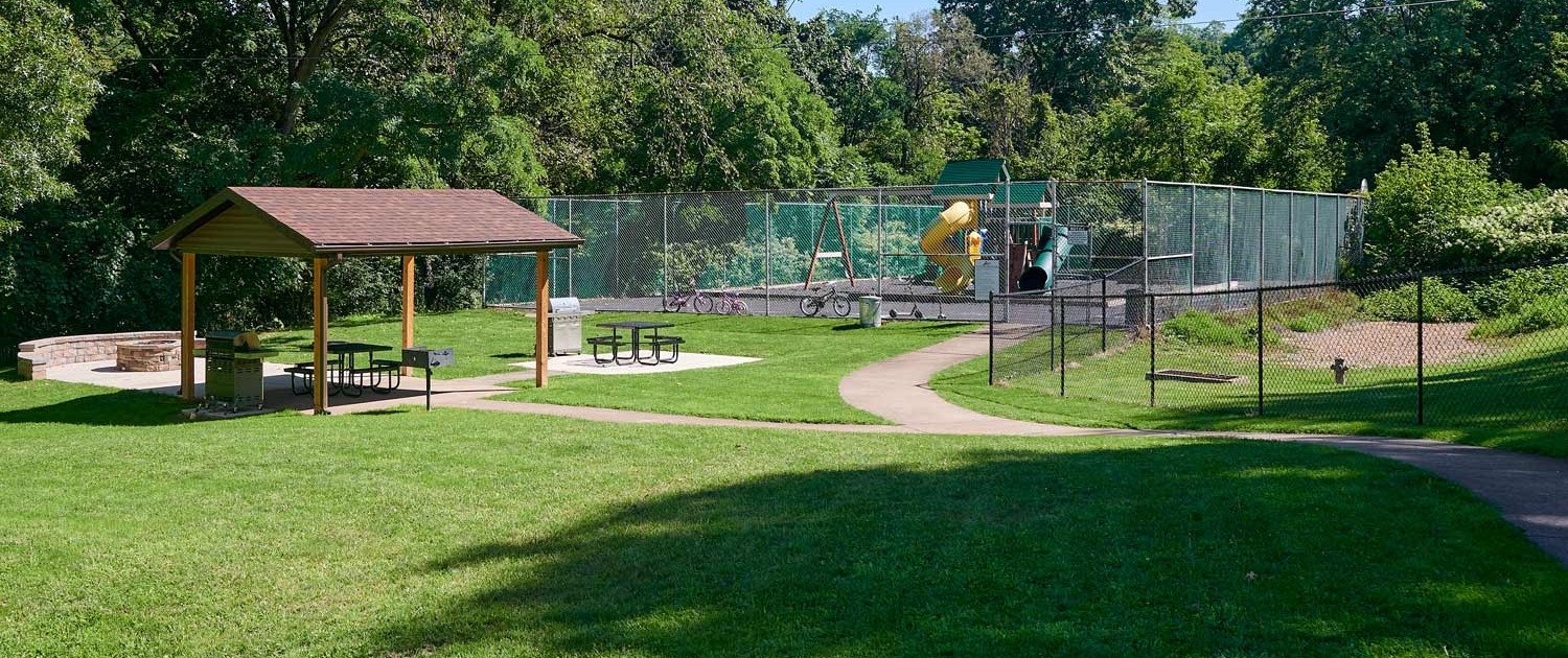 St. Clair Woods Apartments Grill Station and Playground Detail