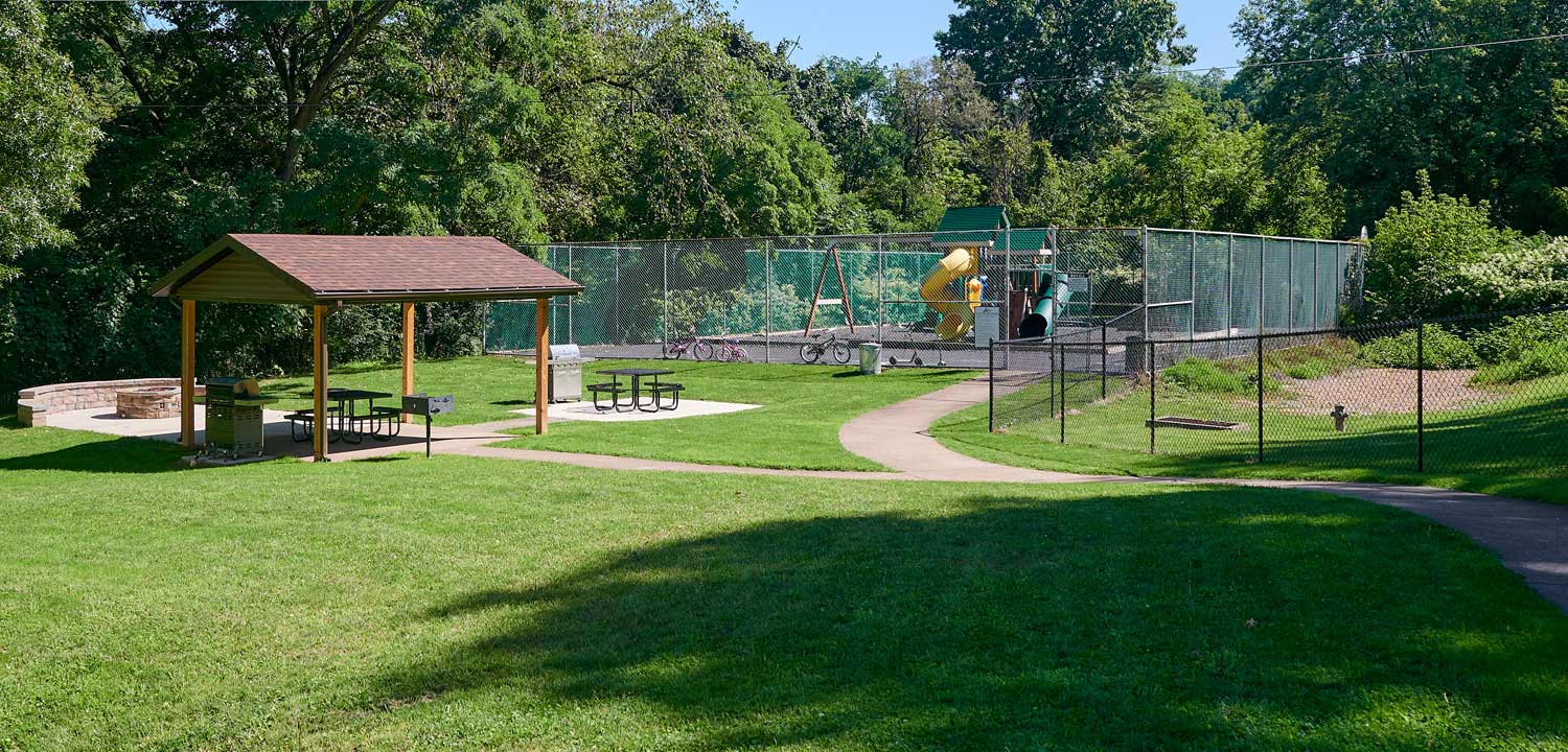 St. Clair Woods Apartments Grill Station and Playground Detail